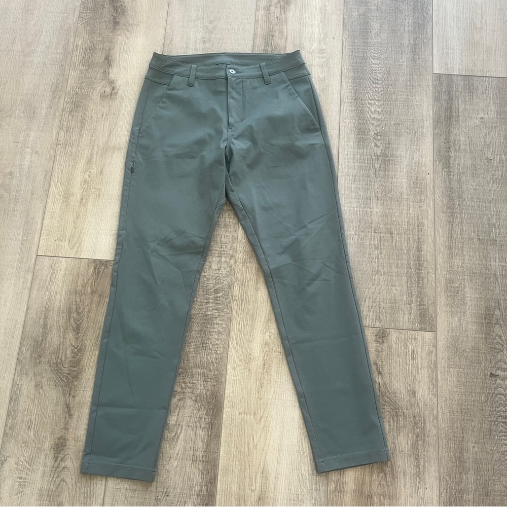 NWOT BYLT Everyday Pant 2.0 Slim Fit Performance Chino Green Tag 32 (30-32x29.5)
